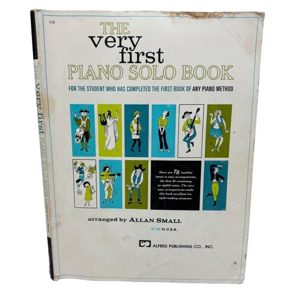 the very first piano solo book by Allan Small English Alfred publishing READ - Picture 1 of 5